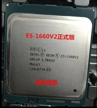 Intel Ксеон E5 1660 V2 E5-1660V2 Процессор процессора сервера 6 Core 3,7 ГГц 15 м 130W E5-1660 V2 SR1AP E5-1660 V2 2011