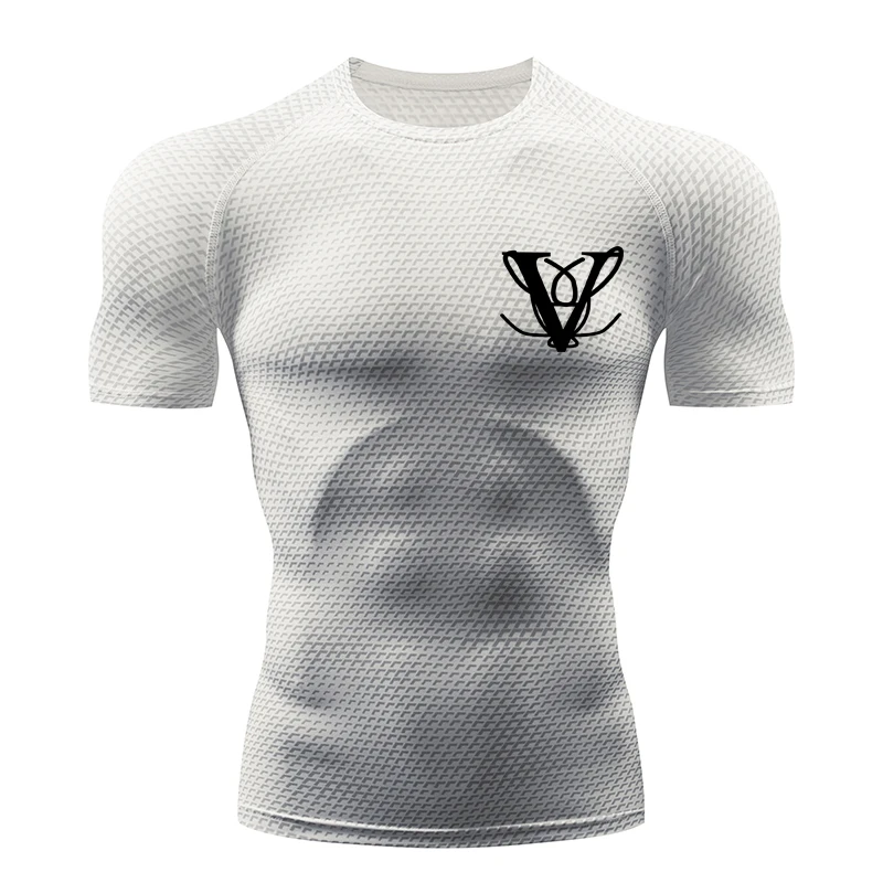 2019 new brand Marvel T-shirt men's shirt quality compression running short-sleeved casual Tshirt miracle breathabl | Мужская одежда