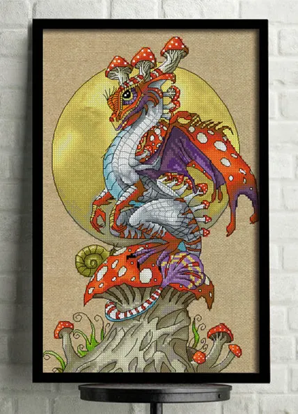 Набор для вышивки крестом динозавр дракон 14ct 11ct|handmade needlework|embroidery diycross stitch kits |