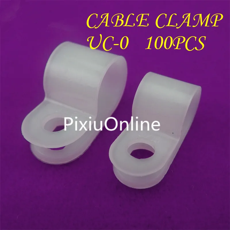 

100PCS YT451 The UC Series UC - 0 Wire Clamp Wiring Fixed Button R Type Clamp Free Shipping