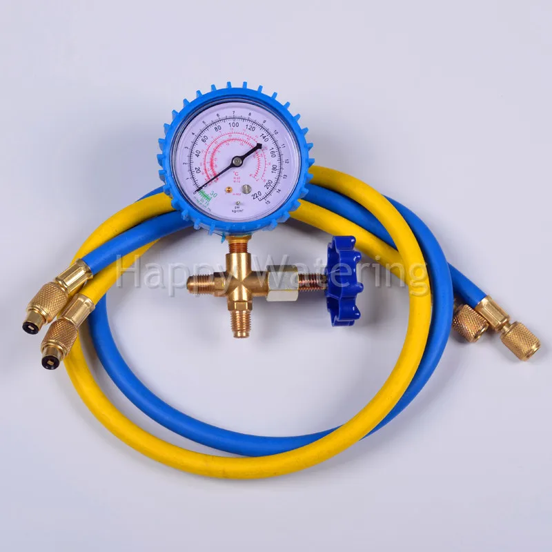 

Vacuum Pump Accessories Air Conditioning Refrigerator Refrigerant Fluoride Low Pressure Table + 2PCS Feeding Tube 90cm