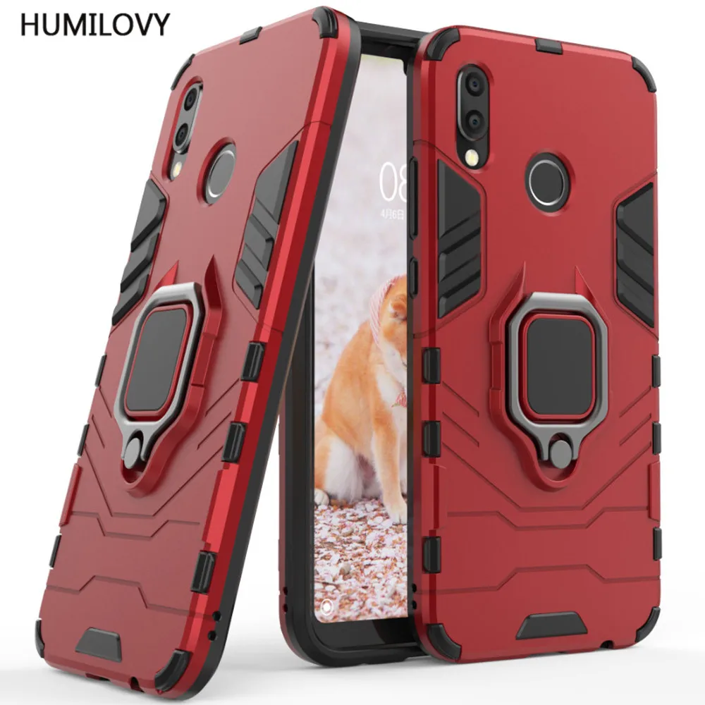 KANVOOS Cover per Huawei P20 Lite, Cover a Libro Portafoglio in Pelle PU [Porta Carte] [Magnetica], Antiurto Flip Case Custodia per Huawei P20 Lite (Rosso