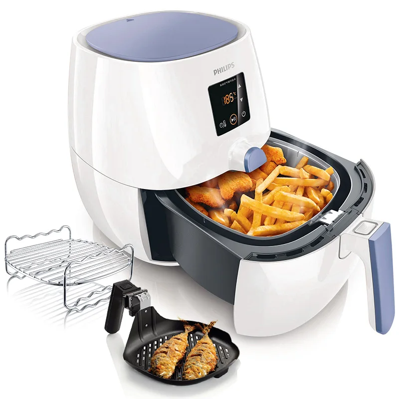 

Free shipping The three generation of intelligent no oil home fries machine Electric Deep Fryers