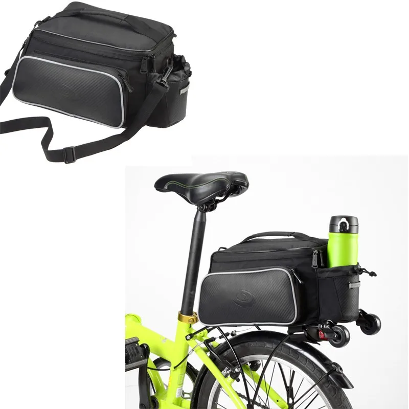 2014-ROSWHEEL-10L-Waterproof-Cycling-Mountain-Road-MTB-Bicycle-Bike-Rear-Rack-Back-Seat-Bag-Leather