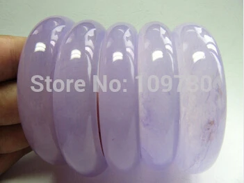 

hot sell90930 5PCS PERFECT CHINESE BRIGHT LAVENDER JADE (JADEITE) BANGLE /BRACELET