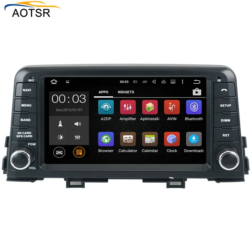 Sale 2Din Android 8.0 Car Radio stereo For KIA MORNING 2016 2017 2018 GPS Navi Multimedia Player Head Unit Wifi 4-Core with dvd 4+32G 5