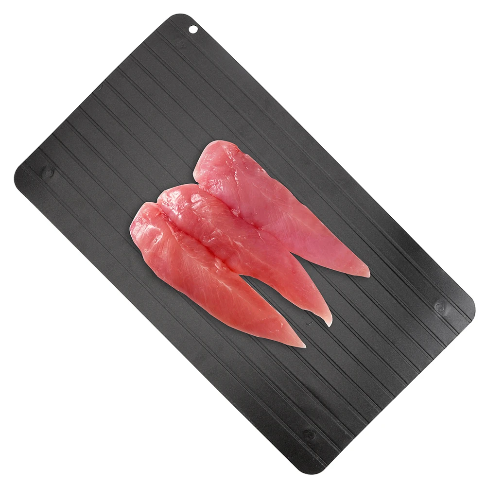 HOOMIN Aluminium Alloy Thaw Frozen Food Meat Fish Physical Natural Efficient Defrosting Trays Kitchen Tool HOOMIN Aluminium Alloy Thaw Frozen Food Meat Fish Physical Natural Efficient Defrosting Trays Kitchen Tool