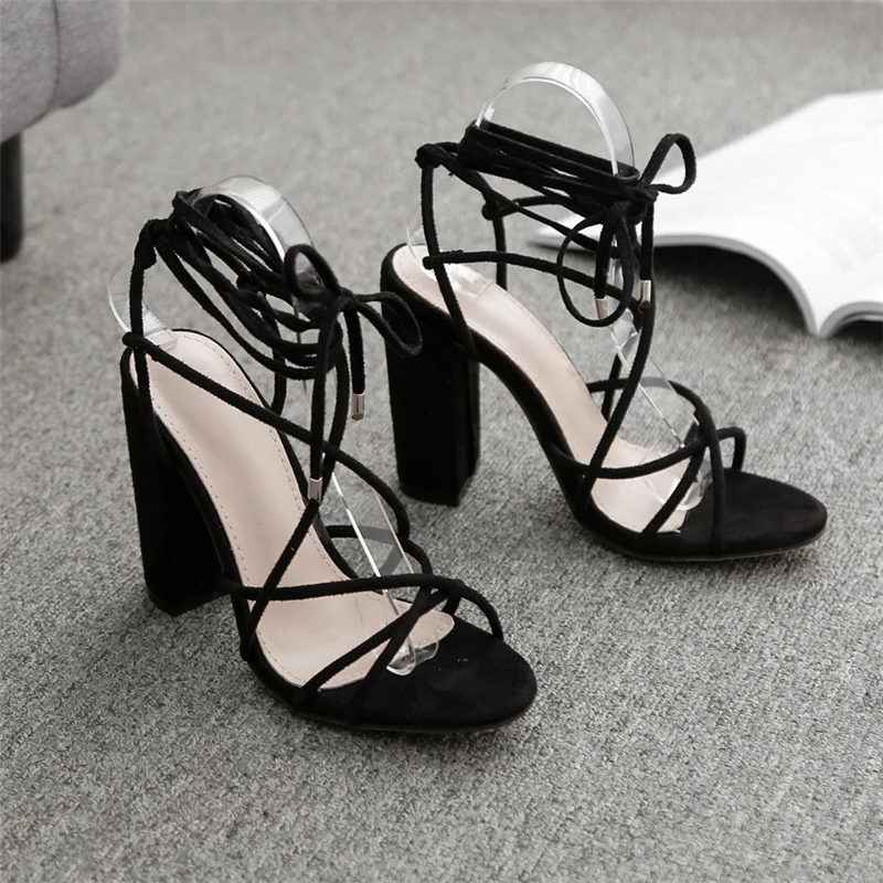 Г., женские летние римские сандалии на высоком каблуке 11,5 см женские туфли-лодочки на массивном каблуке Женская обувь с перекрестными ремешками на День святого Валентина YFD-125