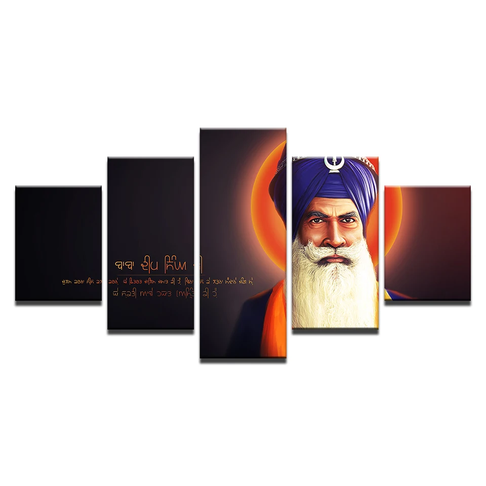 

5Piece Canvas Art Printing Indian Buddha Series Painting Custom Canvas Print On Canvas Printing Wall Pictures/11Y-ZT-6
