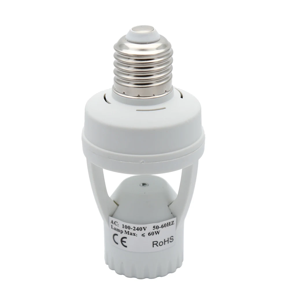 AC110 240V E27 Infrared Motion Sensor LED Lamp Bulb Holder Light Socket