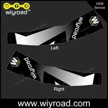 Accept sample cycling warmer bike sleeve,arm compression sleeves for cycling add your logo