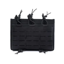 Тактическая охотничья Тройная Сумка molle системостойкая Регулируемая охотничья кобура для стрельбы пистолетный мешок открытый Пейнтбол P