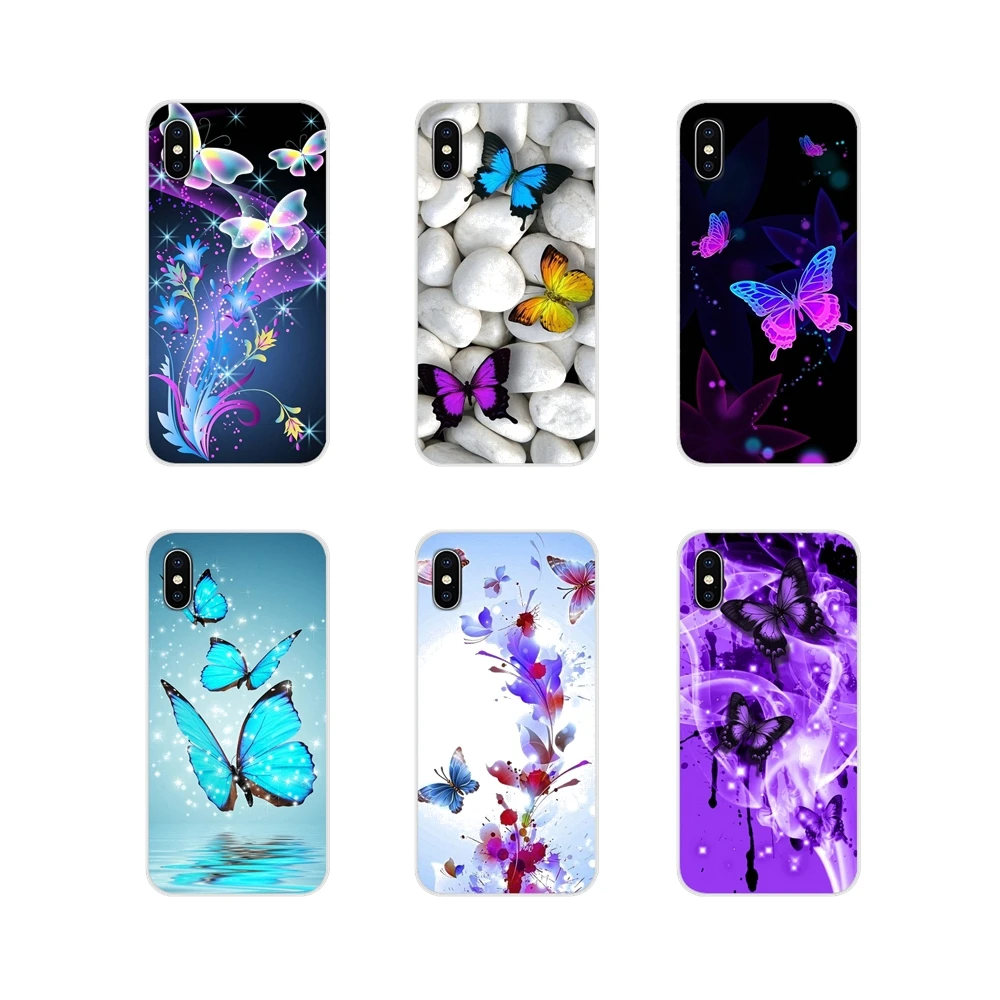 

For Huawei G7 G8 P7 P8 P9 P10 P20 P30 Lite Mini Pro P Smart Plus 2017 2018 2019 Colorful Butterfly Wallpaper Mobile Phone Covers