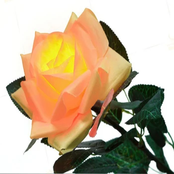 

magic tricks Color changing rose four color Rechargeable with Super four-color thumb tip lights (pair)