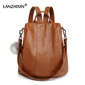 

Women Backpacks Female Soft Comfortable Shoulder Bags Large Backpacks For Girls Backpack Casual Travel Bags Student Bags SD-054