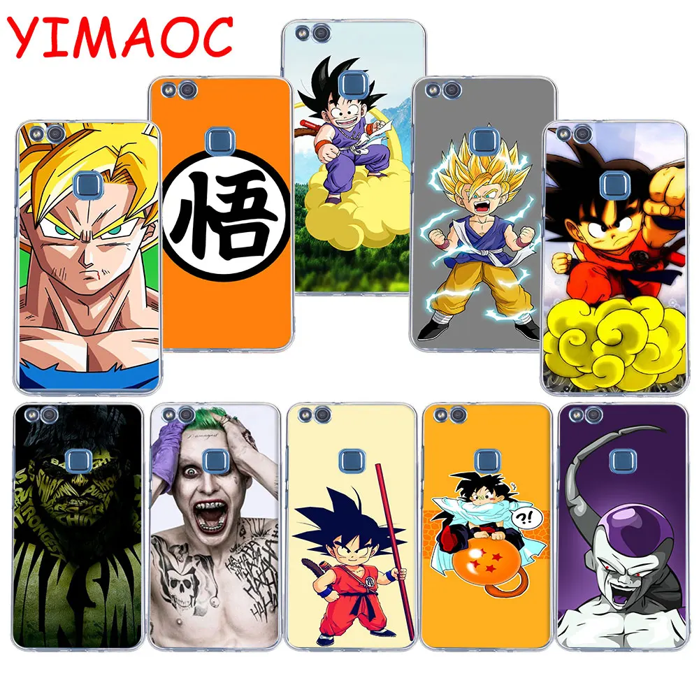 

YIMAOC 157z Dragon ball z God goku Cartoon Soft TPU Case for Huawei P20 Pro P10 P9 P8 Lite P Smart Mate 10 lite 20 pro