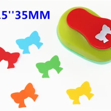 Бант 1,5 ''(37 мм) Скрапбукинг Дырокол записная книжка с отрывными листами бумажный резак детский инструмент для рукоделия тиснение детская игрушка S2936-5