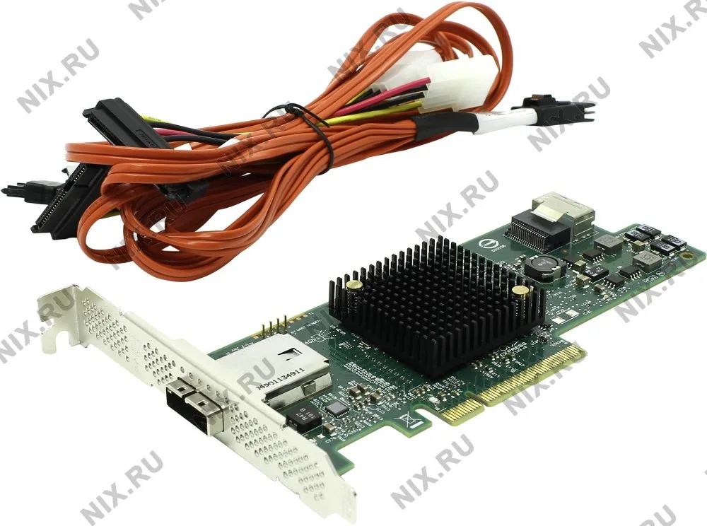 RaidStorage Avago LSI SAS 9207-4i4e LSI00304 8-портовый HBA jino SFF8087 SFF8088 6 ГБ PCI-E 3 0 X8 карта контроллера |