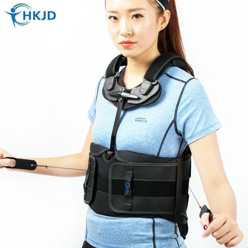 Adjustable thorax lumbar sacrum orthosis Spinal Support for humpback vertebral fracture back brace fixation of surgery