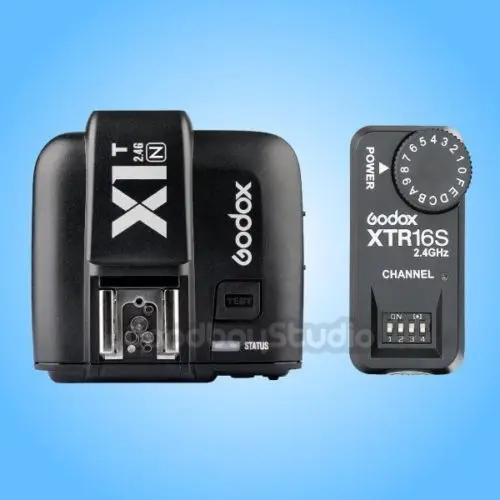 

Godox X1T-N 2.4G TTL Wireless Transmitter for Nikon+ XTR-16S Wireless Flash Receiver