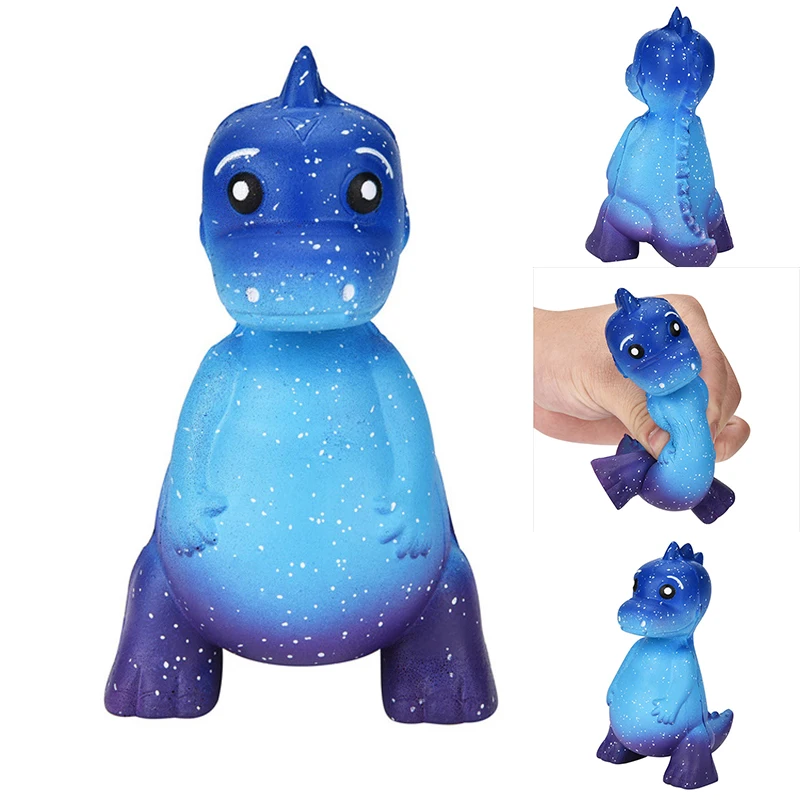 Lovely Galaxy Deer Cream Scented Squishy Slow Rising Squeeze Strap Kids Toy Gift