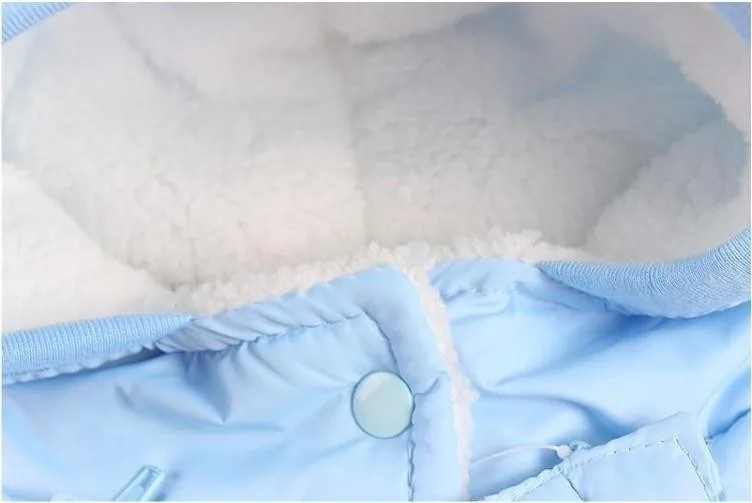 Autumn & Winter Newborn Infant Baby Clothes Fleece Animal Style Clothing Romper Baby Clothes Cotton-padded Overalls CL0437 (6)