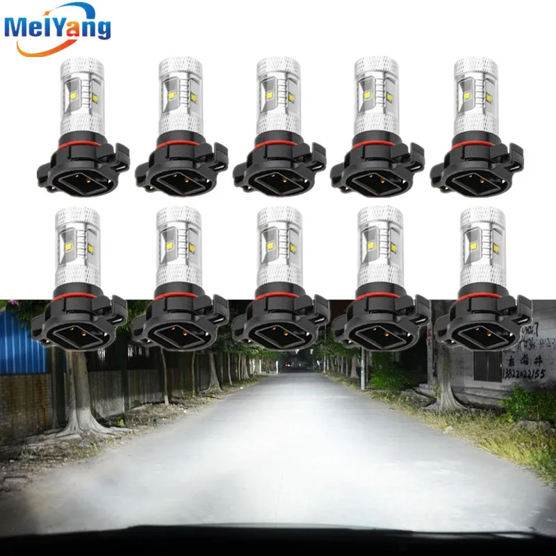 

10pcs XBD LED H16 30W 6000K Lamp car Fog Head Bulb auto 12V 24V parking Turn Signal Reverse Lights car light source DRL