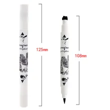 Подводка для глаз жидкая гладкая легко носить быстро/быстро сухой не головокружение 24 H водостойкий Стойкий черный цвет натуральный макияж глаз