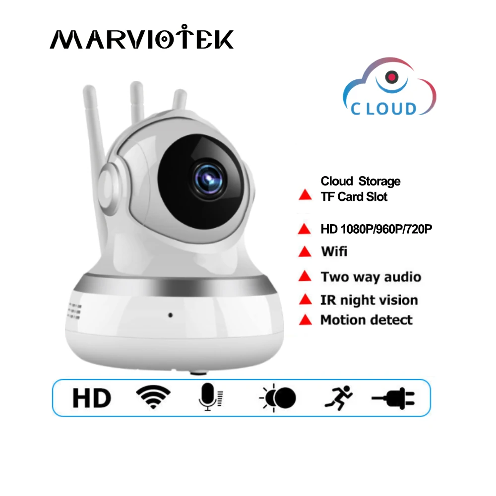1080P ip cam mini font b wireless b font camera ip wifi security camera Night Vision