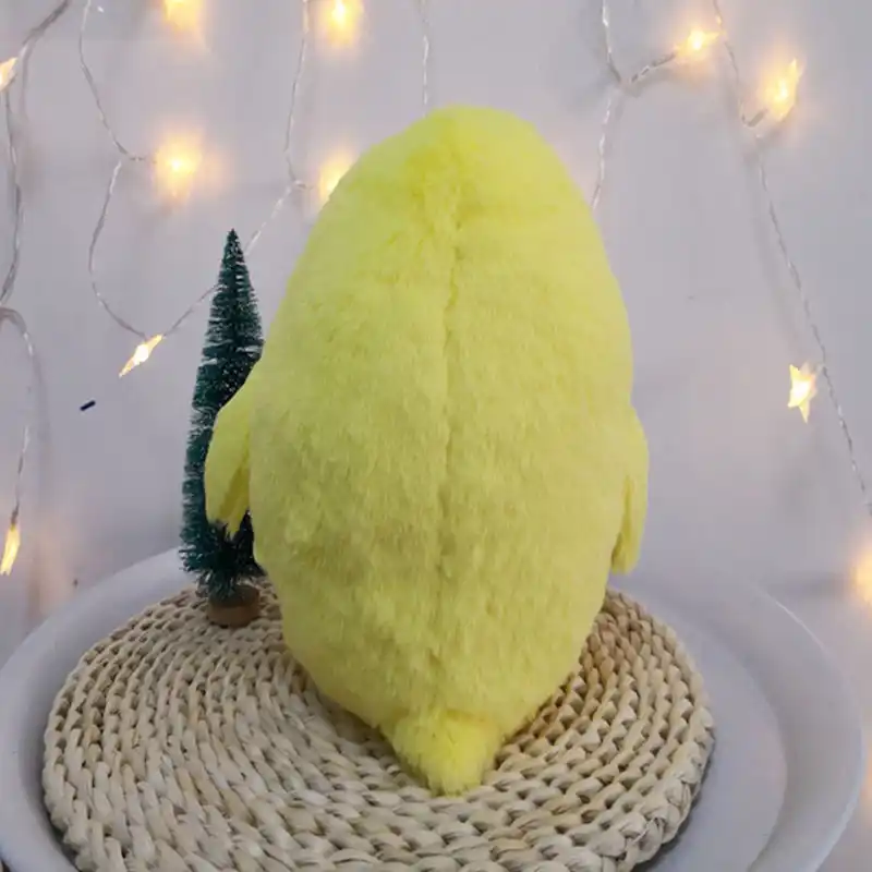 duck plushie with knife