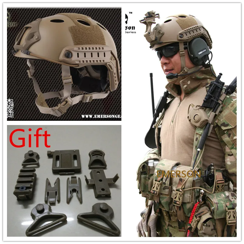Регулируемый шлем EMERSON скоростной Шлем Pararescue для страйкбола EM5668A|emerson fast helmet|fast
