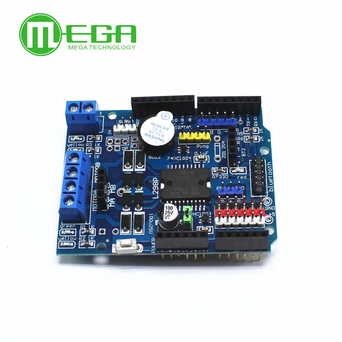 

Smart Electronics L298P Motor Shield Motor Drive for arduino Diy Kit