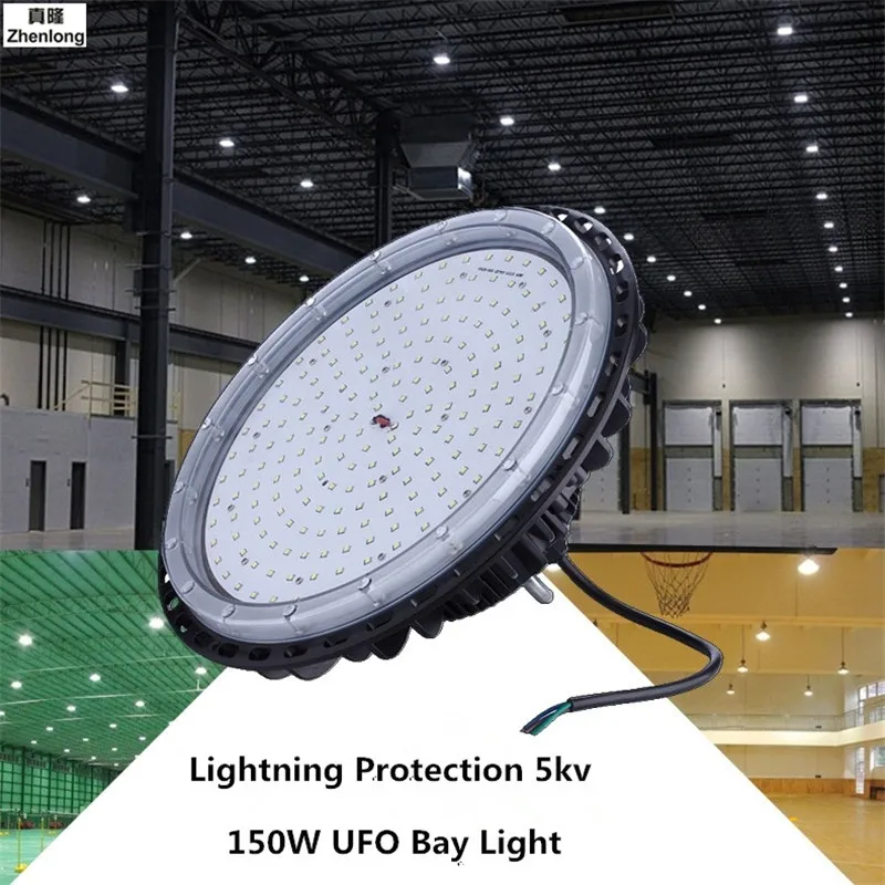 

Lightning Protection 5kv UFO High Bay Light LED High Light Efficiency IP65 Waterproof Die-cast Lamp Indoor High Shed Light 100W