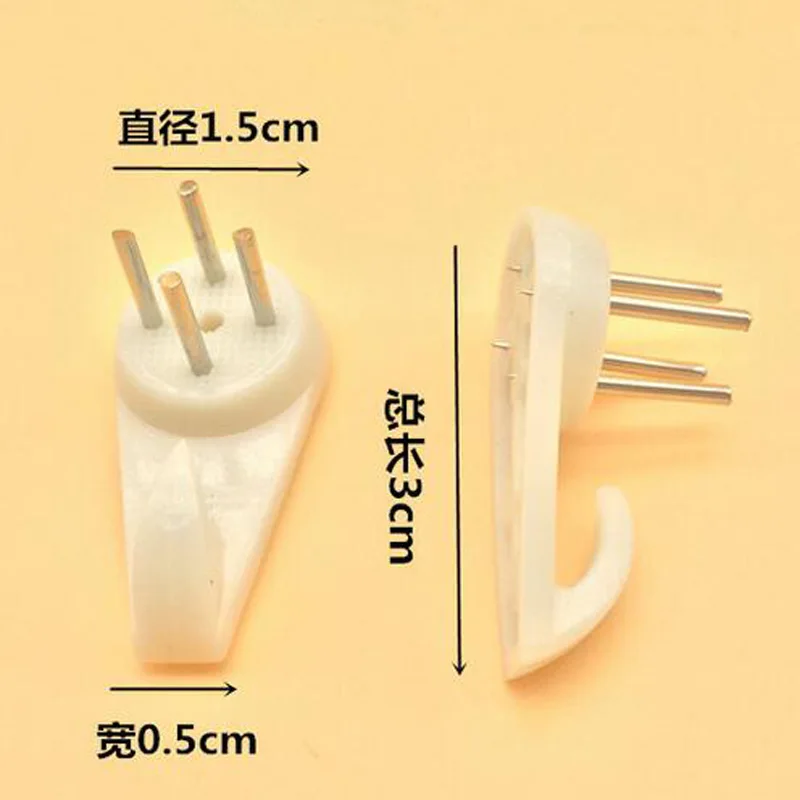 

B 100pcs Free Shipping Photo Frame Photo Wall Hangs A Picture Clasps Solid Wall Nail Contact Non-trace Nail Hooks