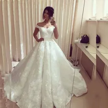 Vestidos De Novia A-Line White Chiffon Bridal Gowns short Sleeve Muslim Wedding Dress With Hijab Embroidery Arabic Wedding Dress