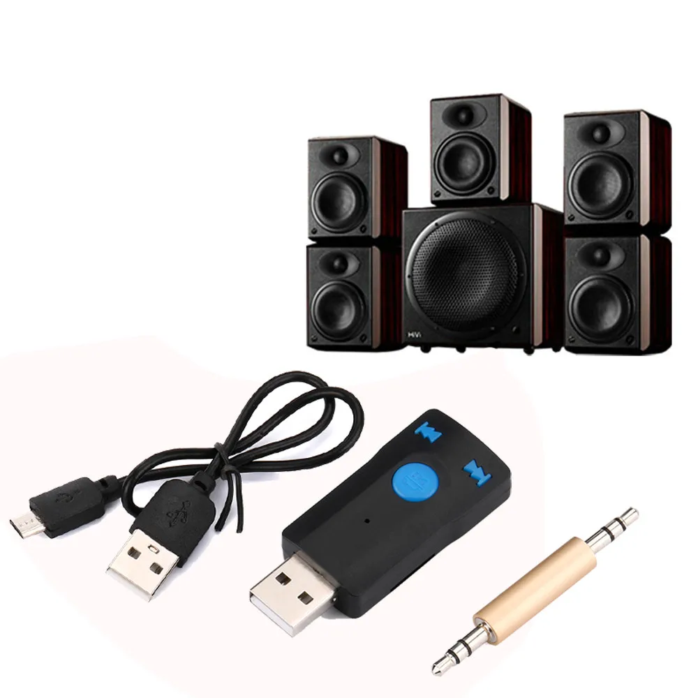 AUX Bluetooth автомобильный комплект TF музыкальный передатчик для автомобильного динамика 4,1 громкой связи беспроводной аудио приемник MP3-плеер зарядка через usb