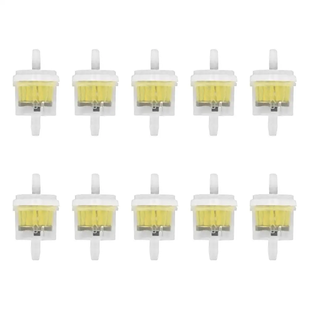 

10 Pack Universal Moto Gasoline Filter Gas Inline Fuel Filters With Magnet Easy To Use And Install For ATV Motorcycle