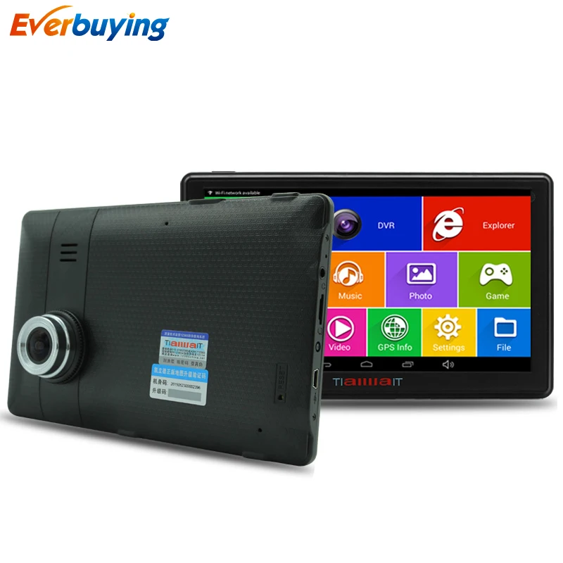 

7" Android 4.4 Car auto GPS Navigation Car DVRs camera MT8127 quad-core wifi Bluetooth 8G europe/navitel map sat nav vehicle gps
