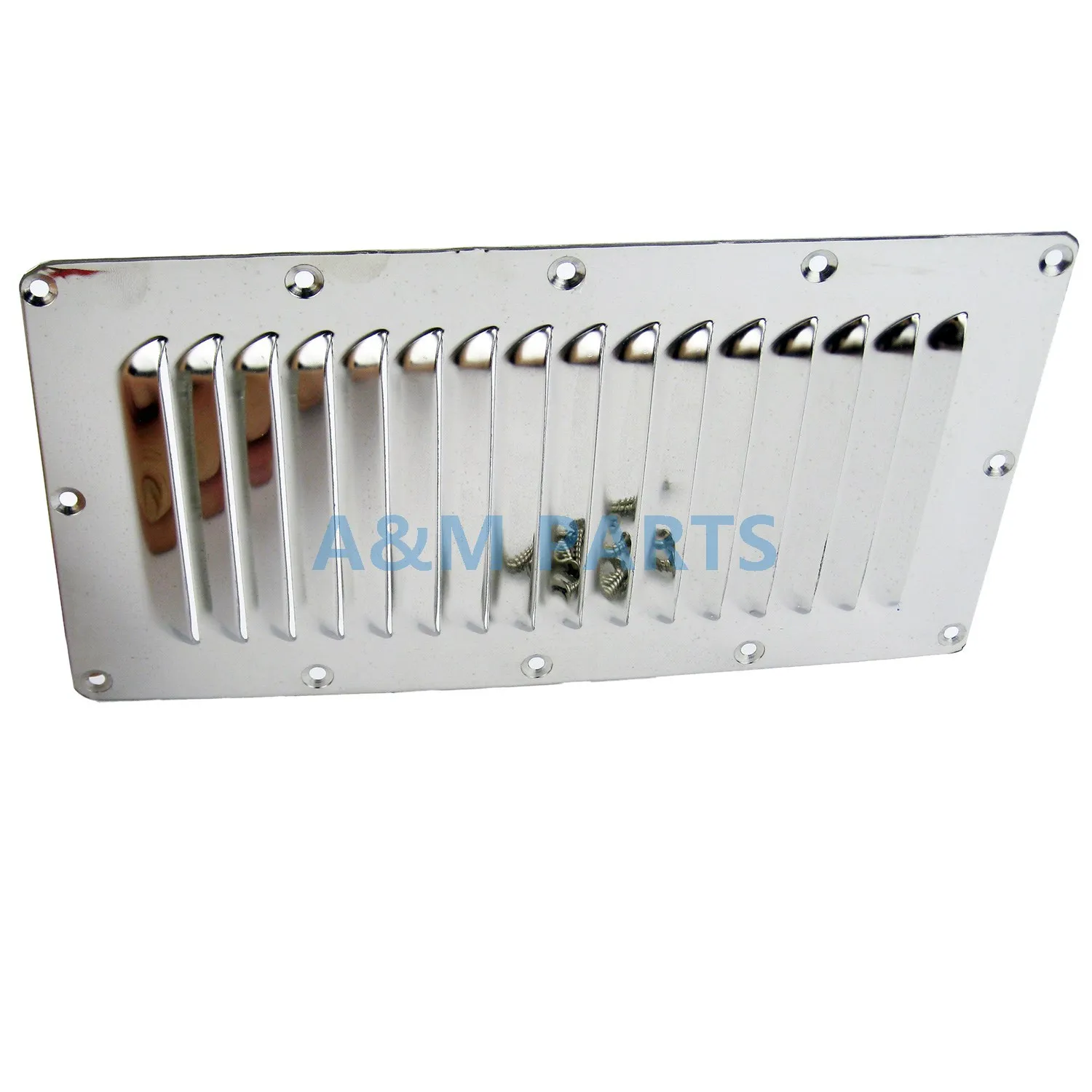 Stainless Steel Marine Vent Boat Louvered Vent Cover 228*127mm Boat