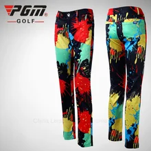 High Quality 2016 Women Golf Multicolor Pants Ladies Colorful Trousers Clothes Soft Breathable Sports Seasons Clothing