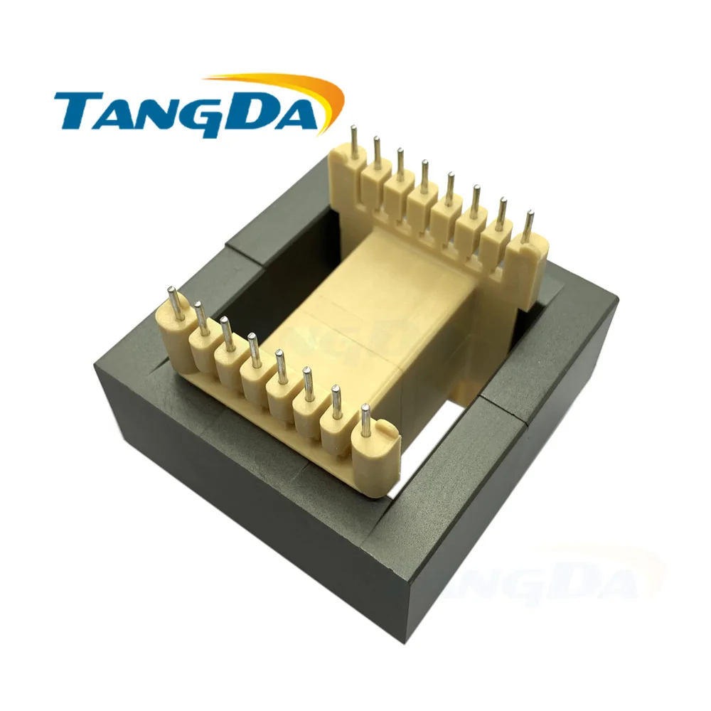 Magnético plus Magnetismo 8 plus 8pin Tangda Ee65b ee Núcleo Esqueleto da Bobina Núcleo Soft Ferrite Núcleo Magnético 16 p Smps rf Transformers ag