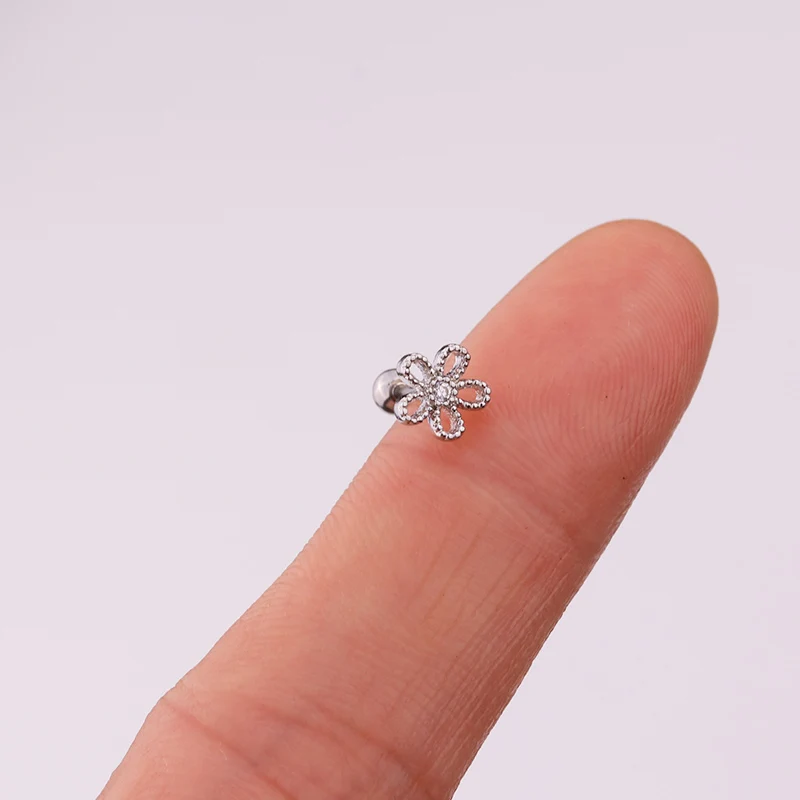 Серьги гвоздики Sellsets для пирсинга ювелирные украшения прокола Козелка завитка