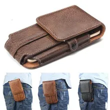Высокое качество pu кожаный поясной сумки кошельки телефон мешок fanny pack пояс Для ZTE Blade A210/Axon 7 Premium/Avid Трио/V8 Мини