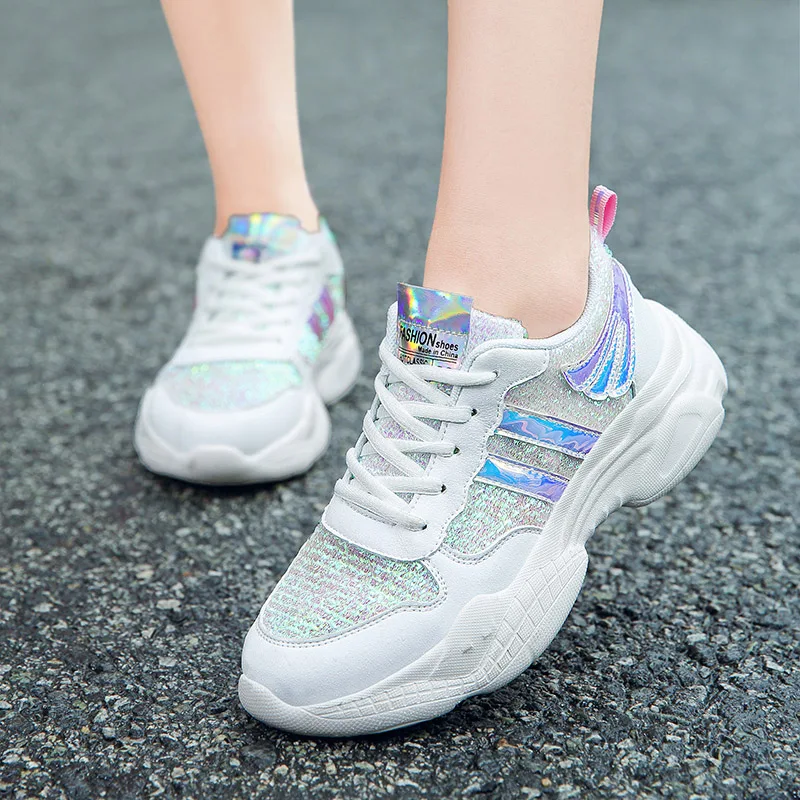 

POSTOBON Shoes Women Designer Sneakers Casual Shoes 2019 Mesh Women Flats Footwear Colorful Walking Shoes Vulcanized Shoes