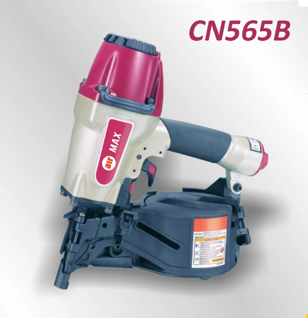 Pneumatic Construction Coil Nailer Gun CN565B for plastic sheet collated nails (not include the