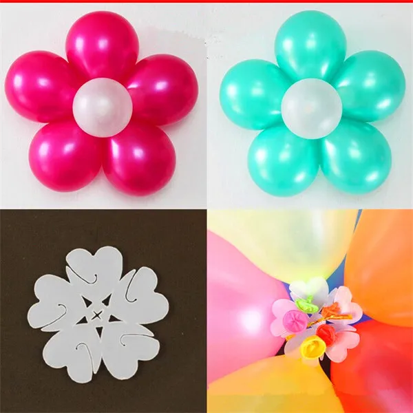 

Balloon Seal Clip That Combine 5 Balloons To Flower Shape Multi Balloon Sticks Balloon Accessory 10pcs/lot