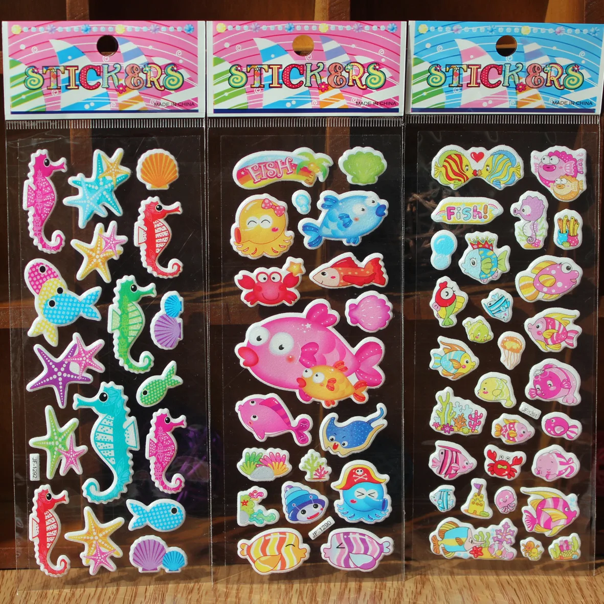 

3pcs/lot 3D Cartoon Sticker Bubble Stickers Children Kids Scrapbook Sticker