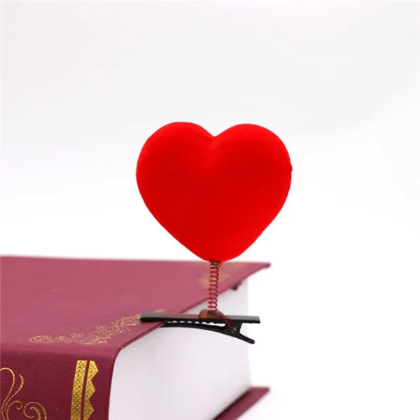 Cute Red Heart Hair Clip Fun Make up Decoration - 6