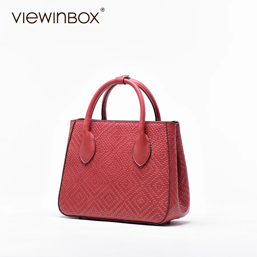 

Viewinbox Cattle Leather Split Cowhide Leather Small Mini Handbags Pattern Women's Crossbody Shoulder Bag