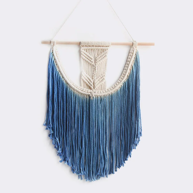 

Macrame Wall Hanging Macrame Curtains Macrame Wall Art Macrame Patterns Wall Tapestry Dip-dye Tapestry Home Decor